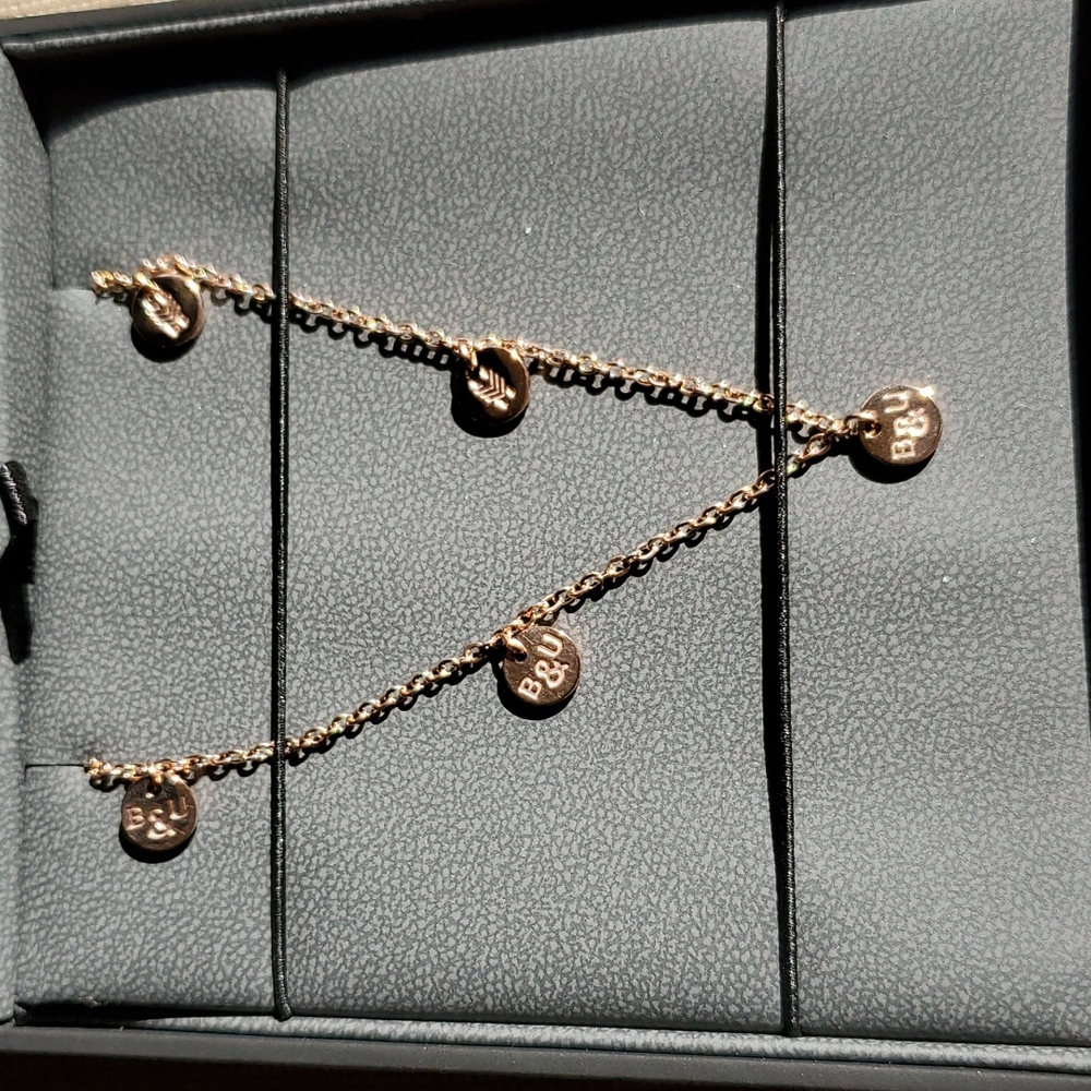 Rose Gold Brass and Unity Necklace